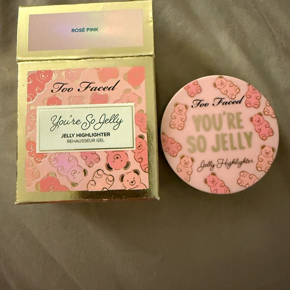 NEW Too Faced You're So Jelly Highlighter - Rosé Pink